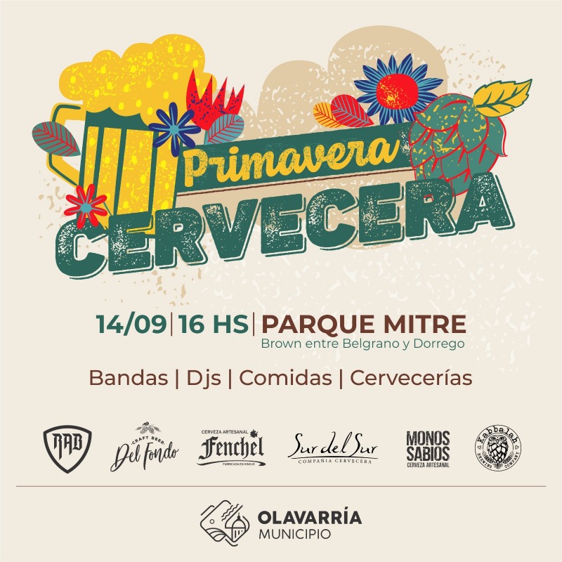 Llega Primavera Cervecera al Parque Mitre